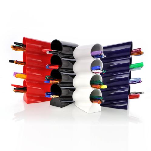 Wave Pen Holder | Pencil holder, design pencil holder, pen holder, pencil crayon holder, tower-type pencil holder