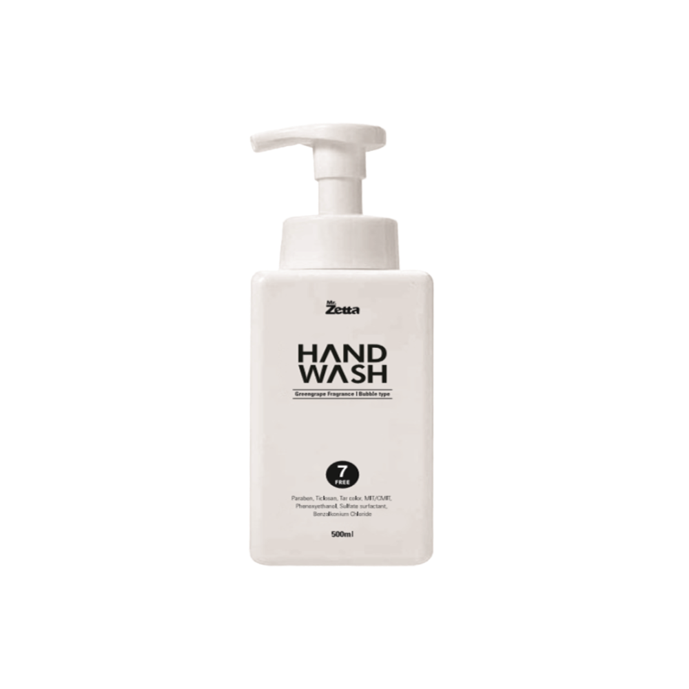 Zetta Foaming Soon Handwash 500ml (Greengrape/Grapefruit/Lemon/Aqua /Baby Powder/Forest)