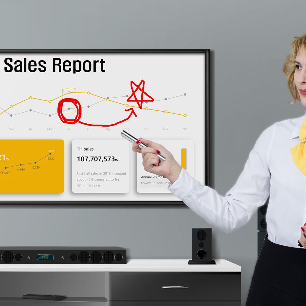 XPG300Y Wireless Laser pointer presenter, remote clicker ImagePointer