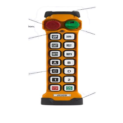 JREMO Series JREMO 10K | JEICO, Hoist & Crane, Industrial wireless remote control, JREMO, REMOHAND