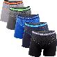 full image FITEXTREME Mens 5 Pack Breathable Performance Stretch Boxer Briefs