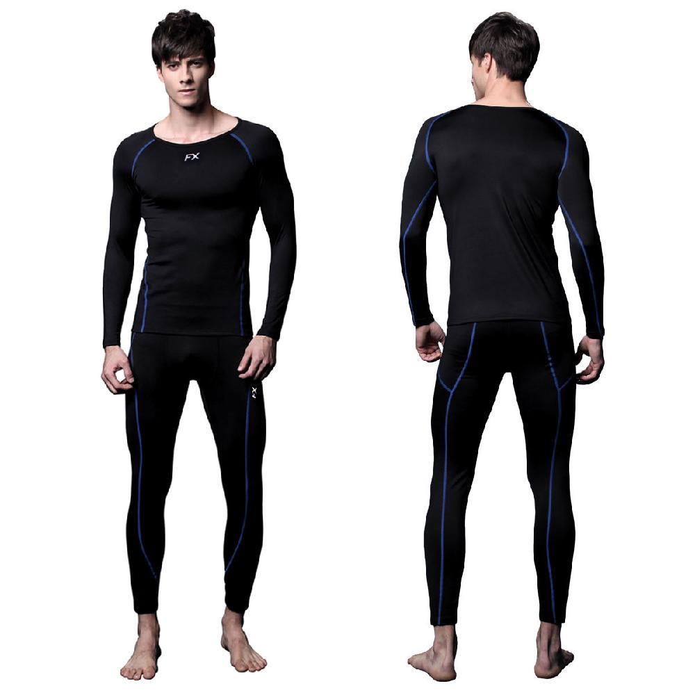 FITEXTREME Mens MAXHEAT Fleece Lined Performance Long Johns Thermal Underwear