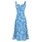 GUKA Lani Blue Sleeveless Short Dress