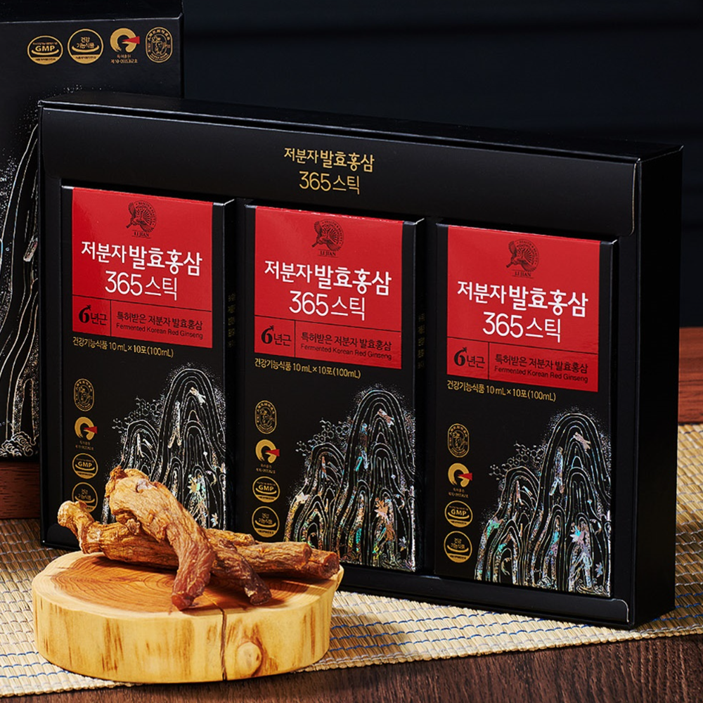 Low molecule fermented red ginseng 365 stick