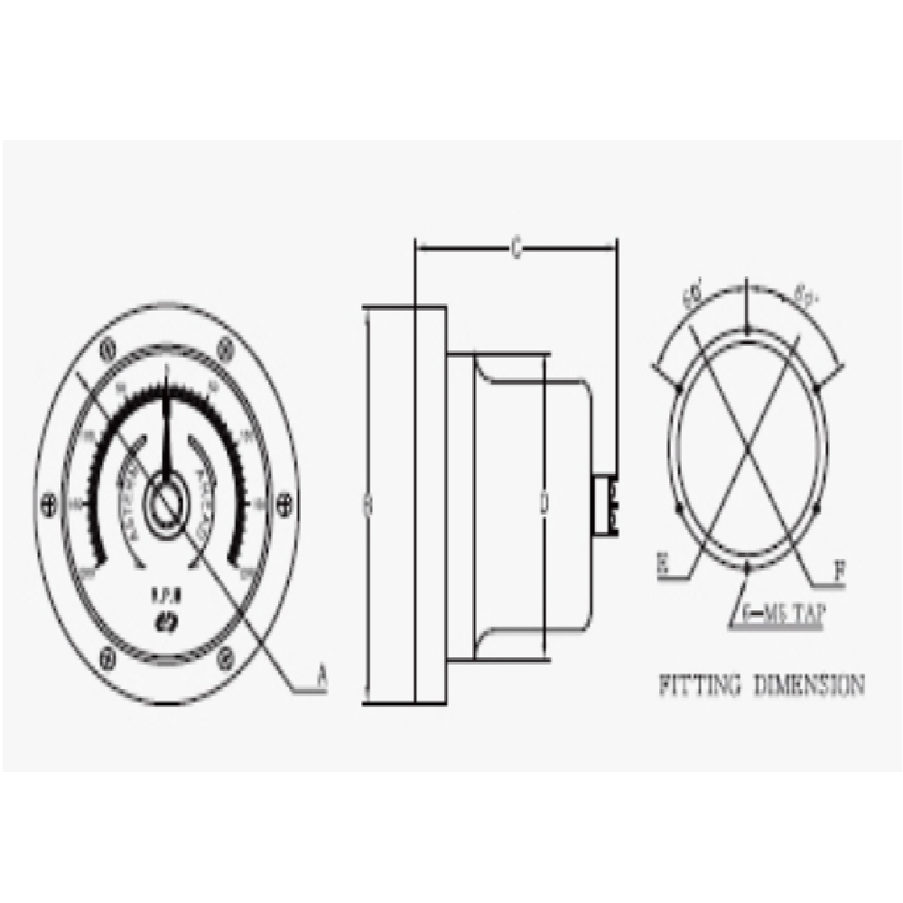 Indicator LF-150, 200A (Flush Type)