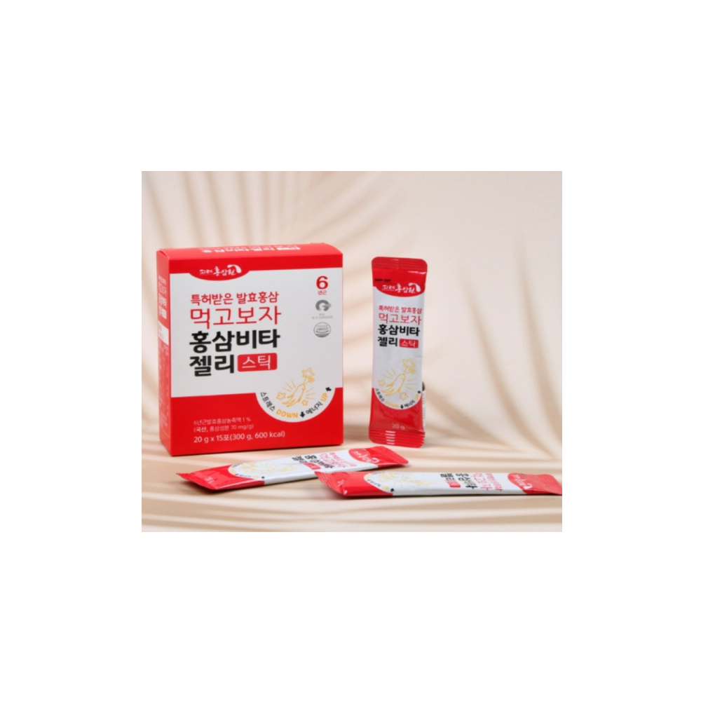 Red ginseng Vitamin jelly