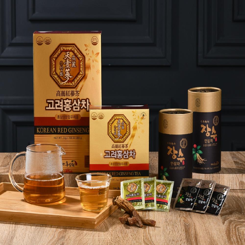 Korea red ginseng tea