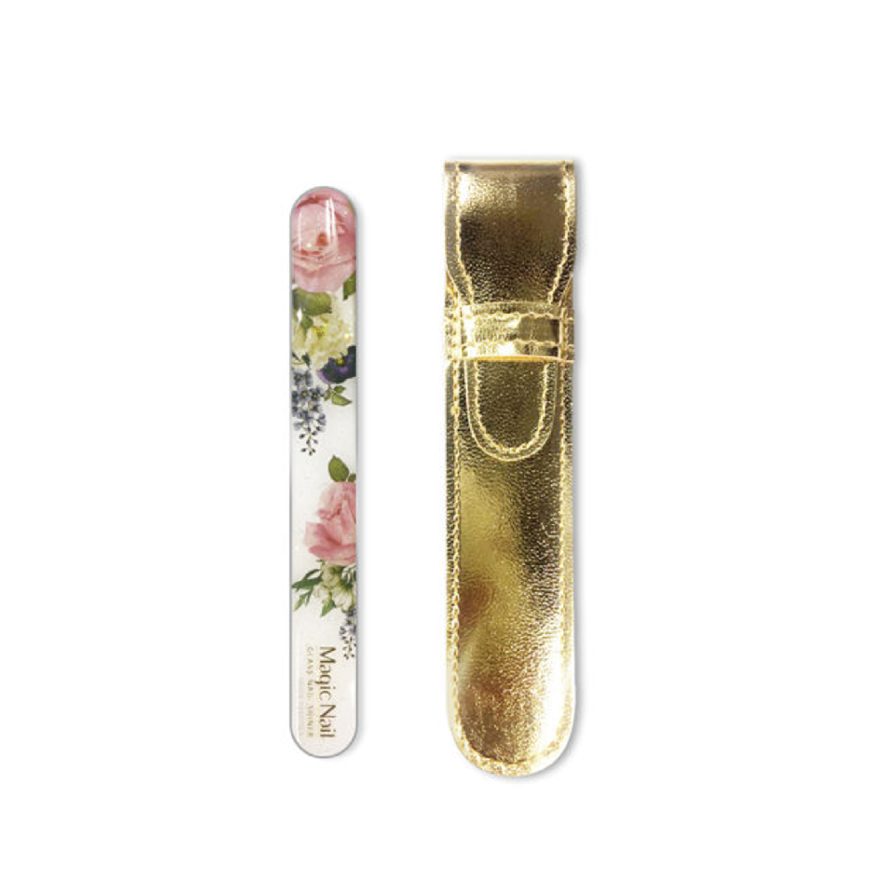 Korean Glass Nail Polisher, Alpha Optron - Glass nail shiner_Flamingo