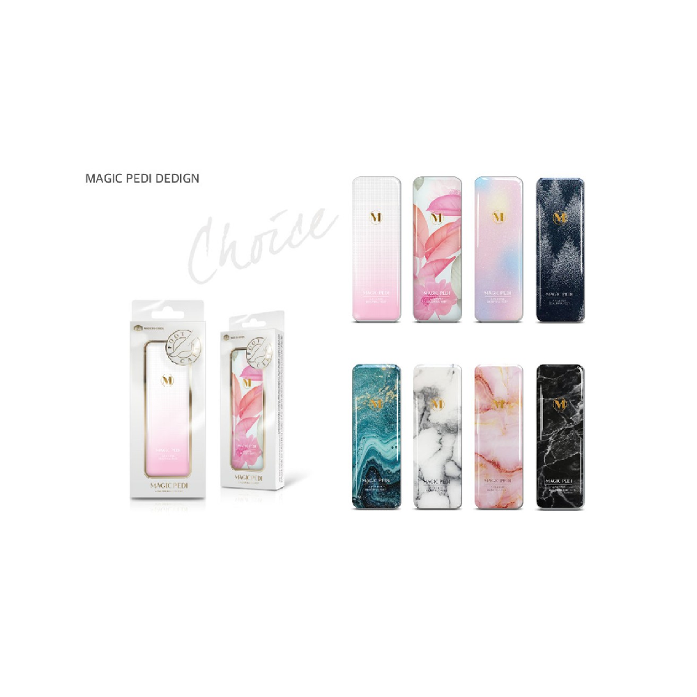 Hygienic Foot File Supplier, Alpha Optron - GLASS MAGIC PEDI_Pink marble