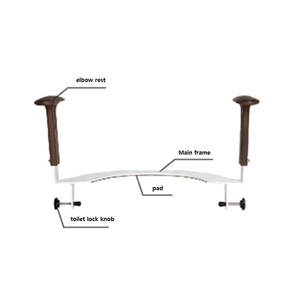 ABLELIKE Care Handle 3 - G (Seat Type Toilet Handrail)