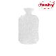 detail image2 Fashy Hot Water Bottle 2L with Fleece Cover (Red, 67oz)