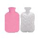 detail image2 Fashy Hot Water Bottle with Cotton Cover (Pink, 67oz)