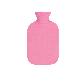 full image Fashy Hot Water Bottle with Cotton Cover (Pink, 67oz)