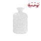 detail image1 Fashy Hot Water Bottle with Fleece Cover (Gray, 67oz)