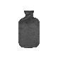 full image Fashy Hot Water Bottle with Fleece Cover (Gray, 67oz)