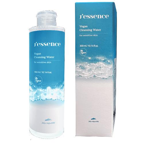 J'essence Vegan Cleansing Water | Vegan Cleansing,  Cleanser for sensitive skin,  Free samples available,  Korean Vegan Cosmetics, Eco-friendly makeup remover
