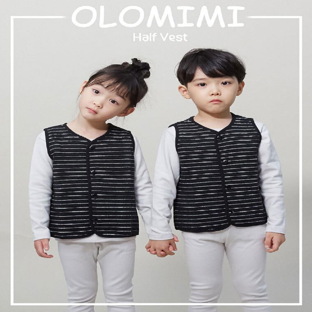 [Olomimi] 20FW Half Vest <Alfie Black>