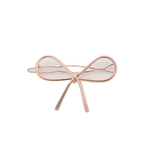 Jinccecil ribbon hairpin - pinkgold | an automatic pin ,fashion hairpin, Korean Wave, fashion items, fashion items, fashion instruments, fashion instrument