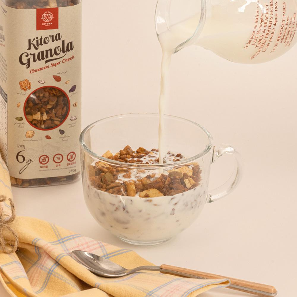 kitora granola cinnamon super crunch
