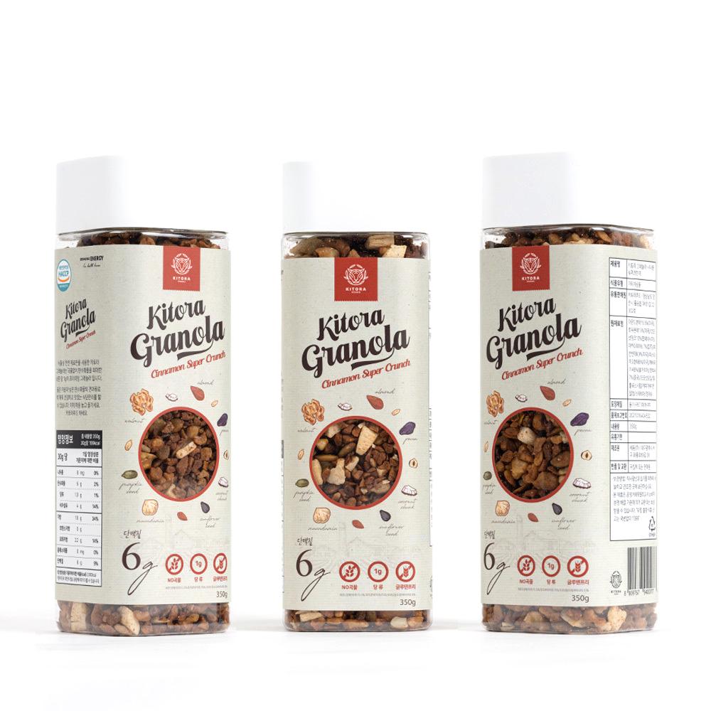 kitora granola cinnamon super crunch