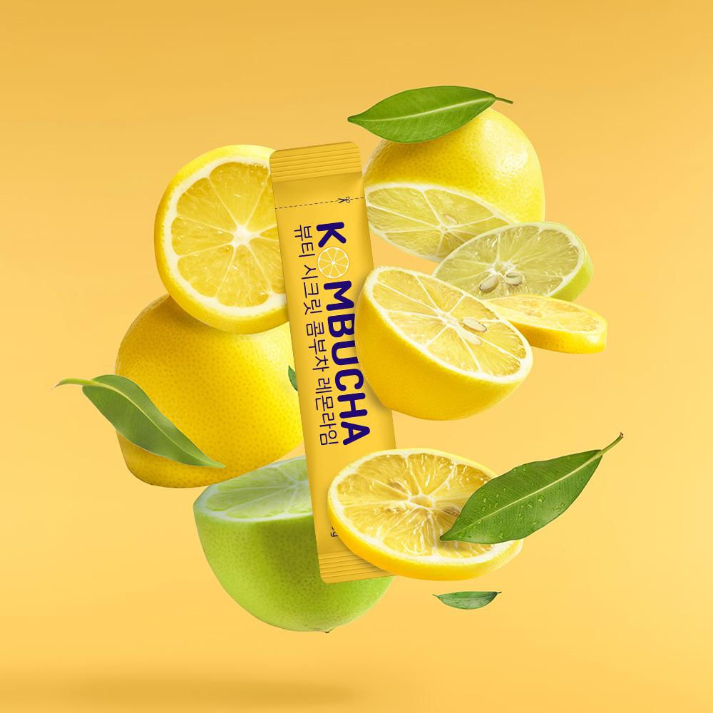 BOTO Beauty secret Kombucha with Lemon & Lime Flavor