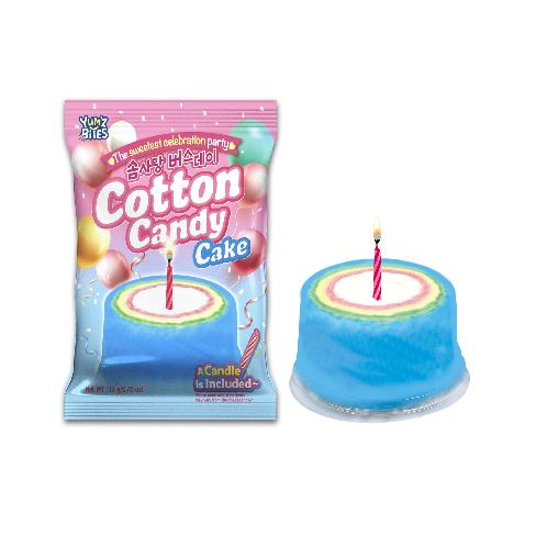 RAINBOW COTTON CANDY CAKE | Korea Food, Cotton Candy, Jelly, Confectionary, Korea Sweet, SNS Issue, Korean Snack