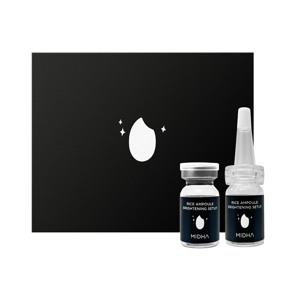 MIDHA Rice Ampoule Brightening Setup