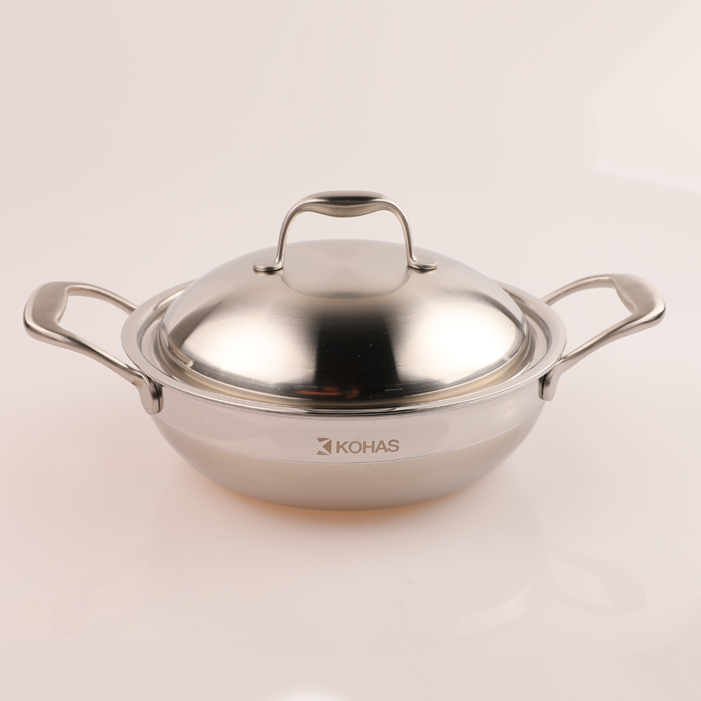 KOHAS Classic 5PLY Stainless steel 24cm Wokpot