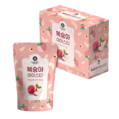 peach ice tea 19ml x 10 pcs | instant coffee, instant coffee packets, instant coffee sticks, instant coffee hazelnut