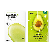 KAZU Hydrating & Moisturizing Facial Sheet Mask Avocado & Squalane