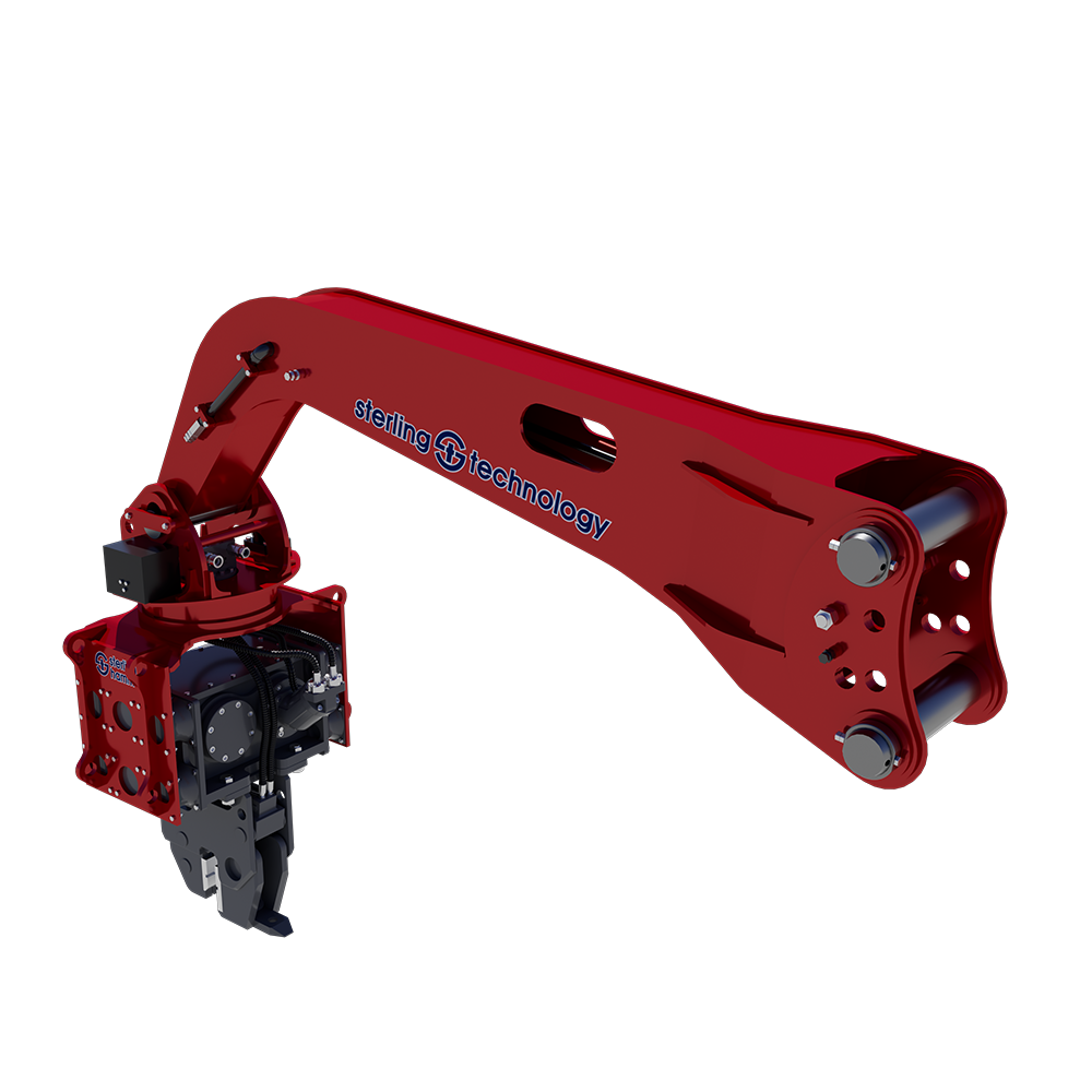 Sterling excavator mounted pile drivers