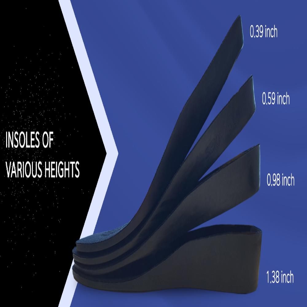 Functional Height-Raising Insole for Man 2.5cm