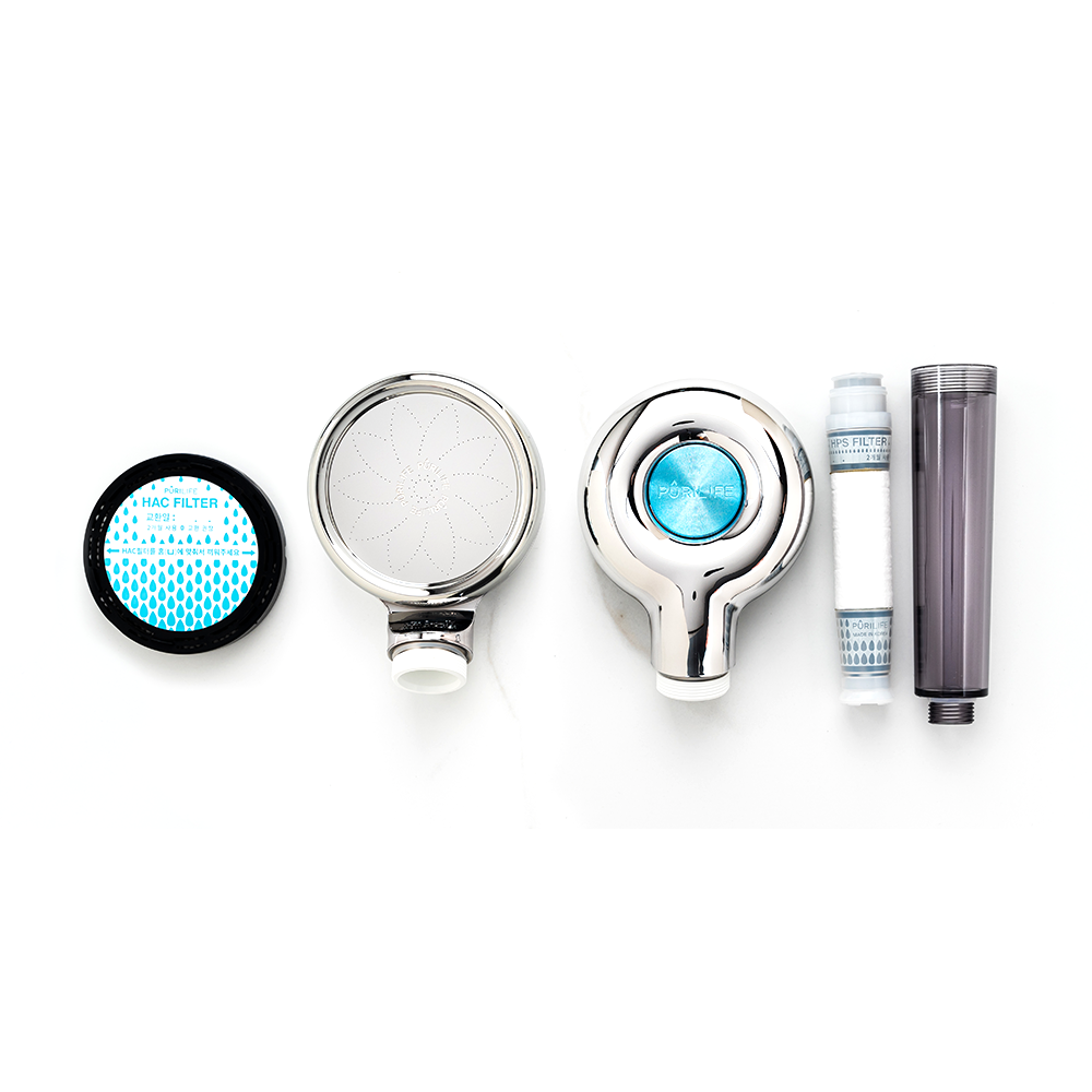 MOOL SHOWER HEAD and SHOWER FILTER (K-BEAUTY 4 STEP FILTER TECHNOLOGY) (Mool Pure Shower Essential)