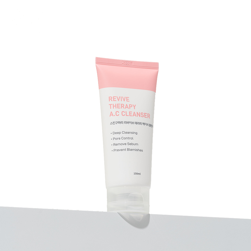 Revive Therapy AC Cleanser (Acne relief functional foam cleanser, Excellent for exfoliating )