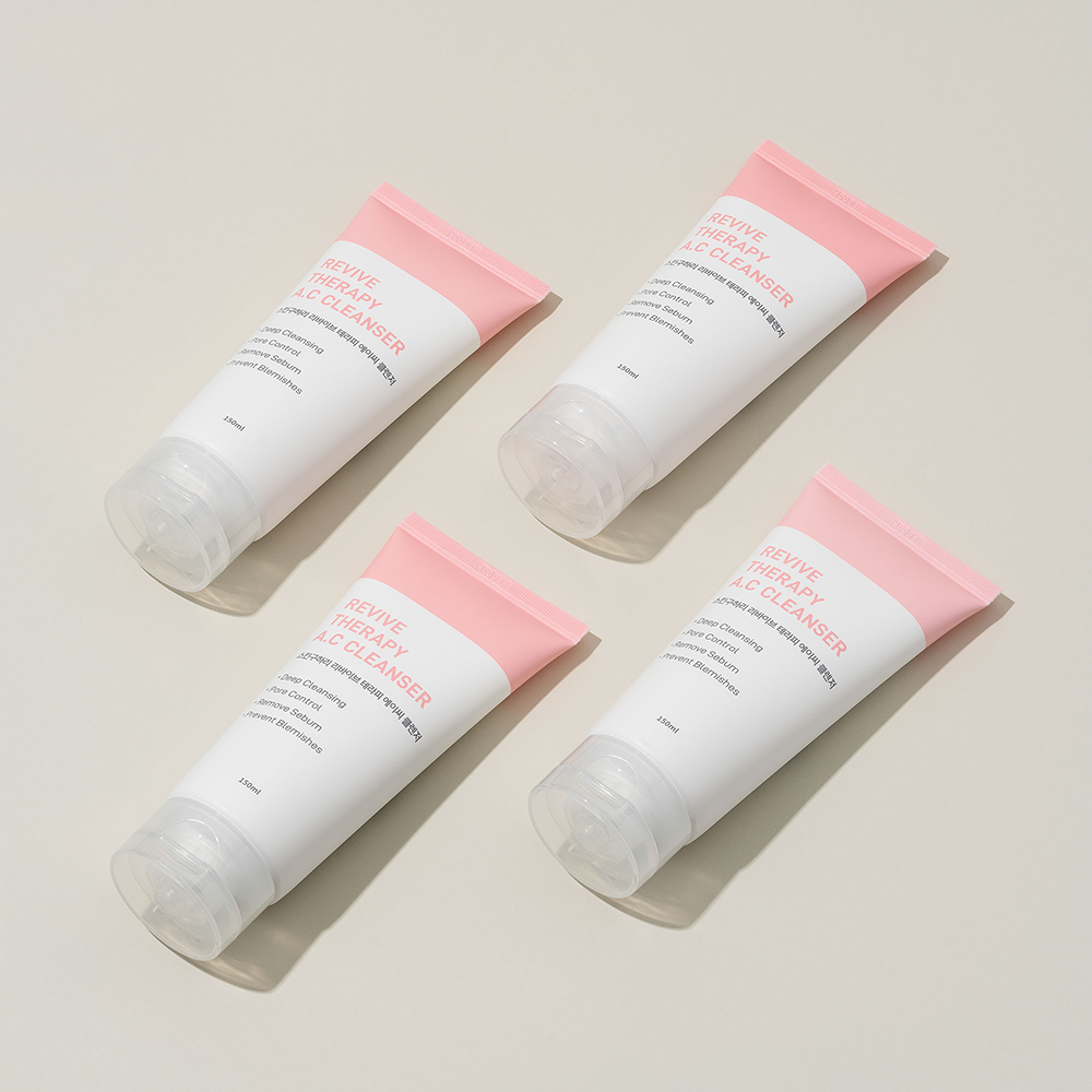 Revive Therapy AC Cleanser (Acne relief functional foam cleanser, Excellent for exfoliating )