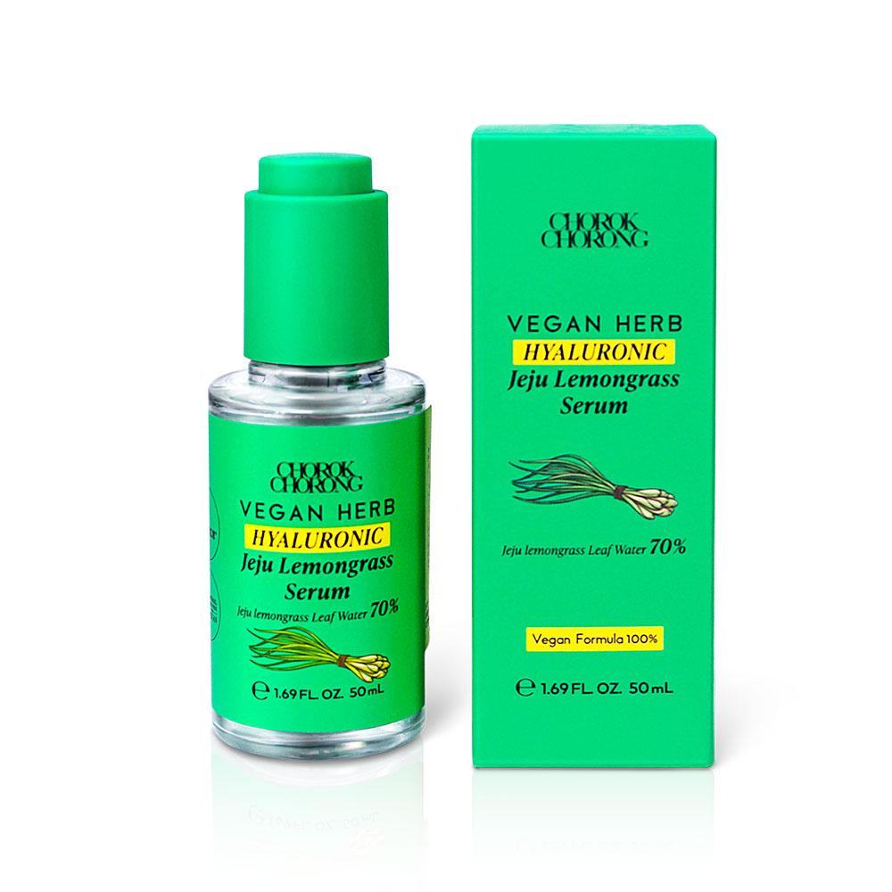 CHOROK CHORONG VEGAN HERB HYALURONIC JEJU LEMONGRASS SERUM