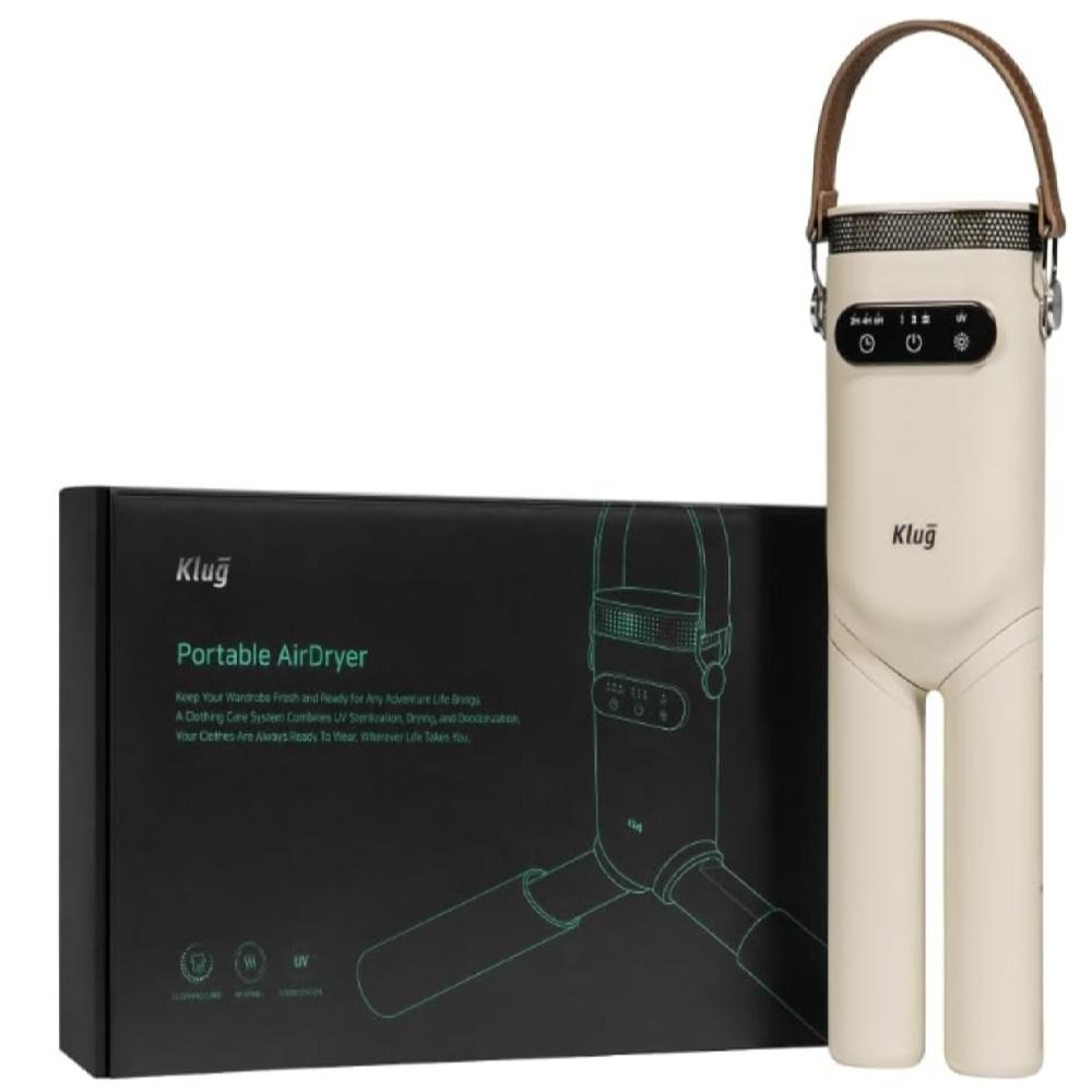 Klug Portable Dryer, 2-in-1 Clothes & Shoe Dryer, PA-101-U