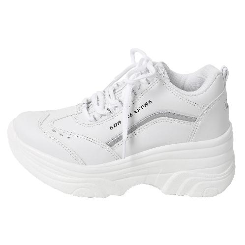 Cheerleader Platform Sneakers , K-fashion , Casual Style for Women | Platform Sneakers , Chunky Sneakers , Korean Shoes , K-style , K-fashion