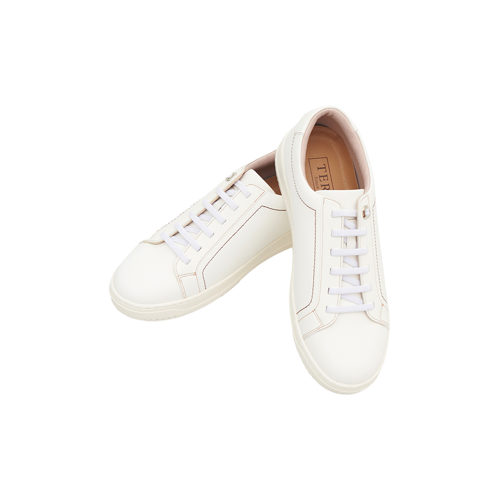 TERRY O2-02 Cushioned Sneakers with No-Tie Laces