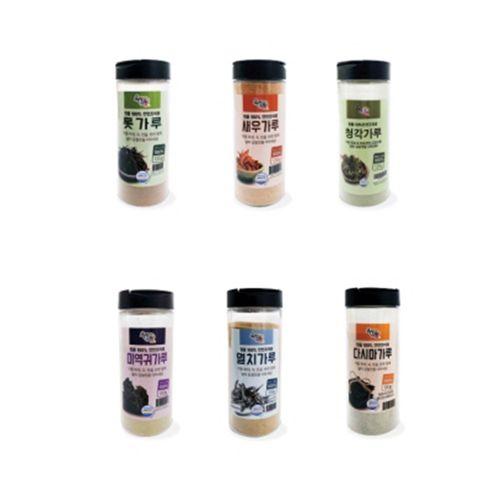 Natural Seasoning Powders (Anchovy / Seaweed Stem / Kelp / Shrimp)