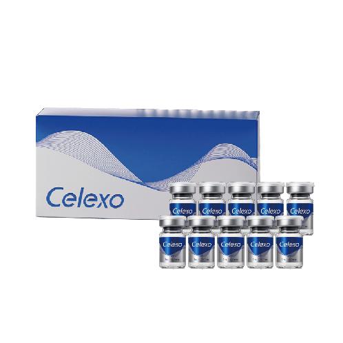 CELEXO EXO-CICA 3ml x 10 vials | celexo, exo-cica, cica exosome, plant exosome, exosome skin booster, dual hyaluronic acid, collagen i iii, skin conditioning, skin barrier care, professional skincare